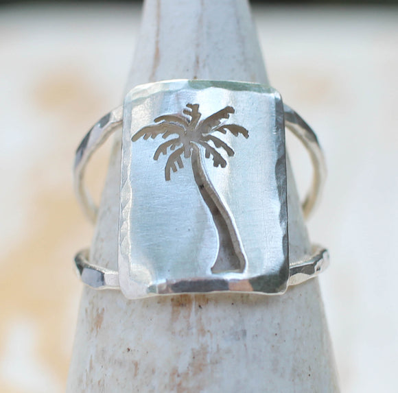 Palm Tree Ring by Dreaming Tree Creations