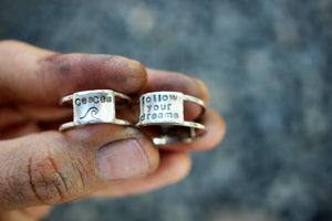 Follow Your Dreams - A Double Banded Ring
