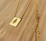 Gold Vermeil Under the Pine Tree Necklace
