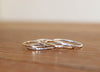 Silver and Gold Stacking Rings