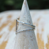 side view of the Swell Ring by Dreaming Tree Creations