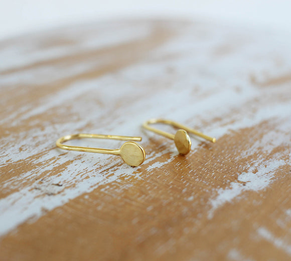 Dew Drops Earrings in Gold Vermeil