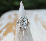 Rebellious Dreamer Dreamcatcher Ring by Dreaming Tree Creations