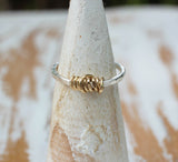 Gold Wrapped Ring and Silver Jewelry 
