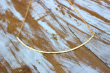 Golden Lining Necklace choker adjustable length