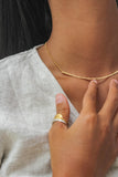 Golden Lining Necklace in Gold Vermeil