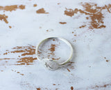 Spring Tide Personalized Initial Ring
