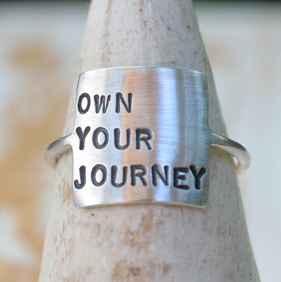 OWN YOUR JOURNEY empowerment jewelry by Dreaming Tree Creations