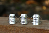 examples of custom quote statement rings