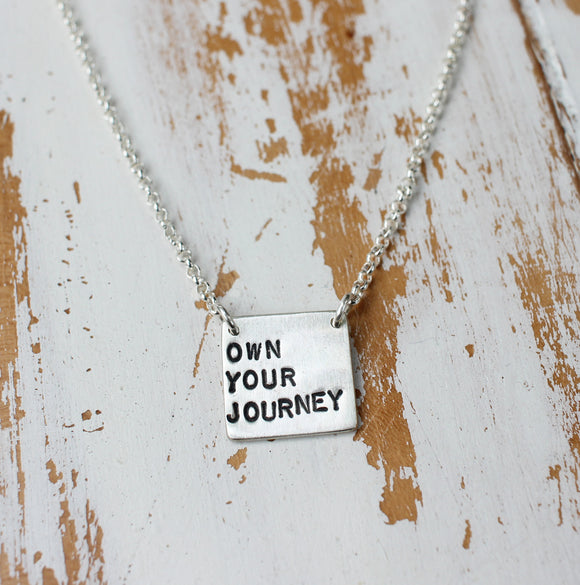 own your journey women empowerment necklace