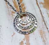 Inspirational Travel Necklace